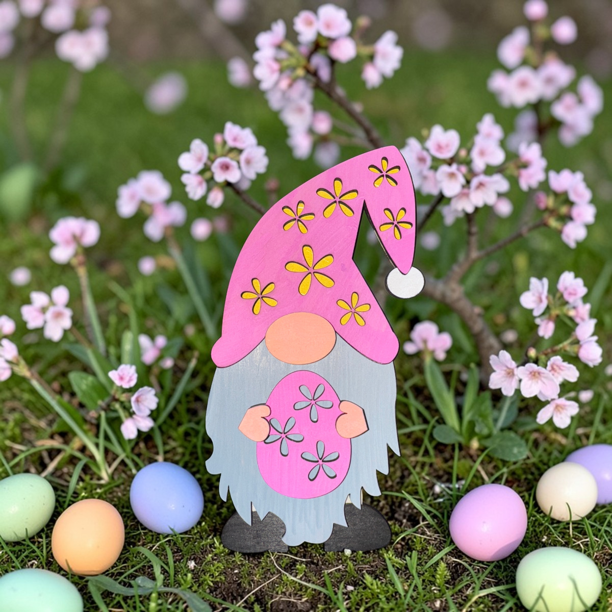 Easter Gnome Figure